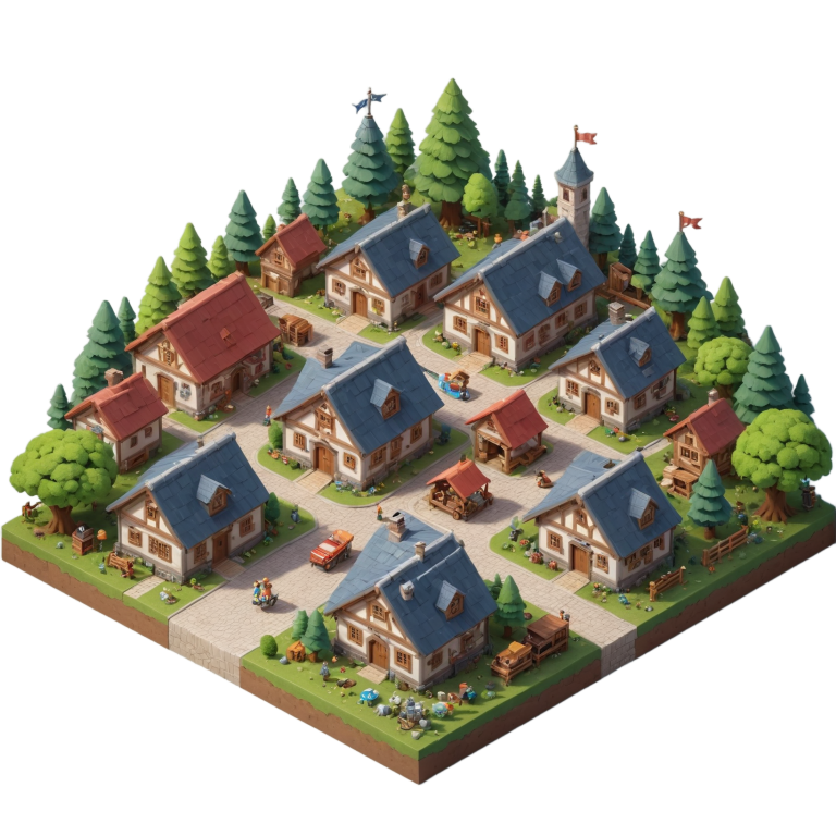 Isometric city block 11